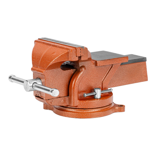 Тиски слесарные, 150 мм, поворотные, с наковальней Sparta по ценам производителя в Москве с доставкой по всей России