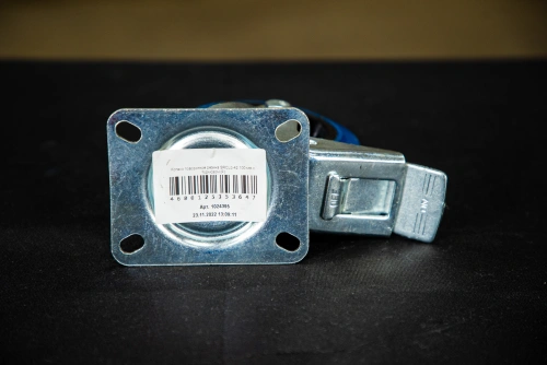 Колесо поворотное резина SRCLb 42 100 мм с тормозом (F) по ценам производителя в Москве с доставкой по всей России