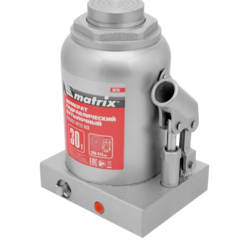 Домкрат гидравлический бутылочный, 30 т, высота подъема 260-415 мм Matrix по ценам производителя в Москве с доставкой по всей России