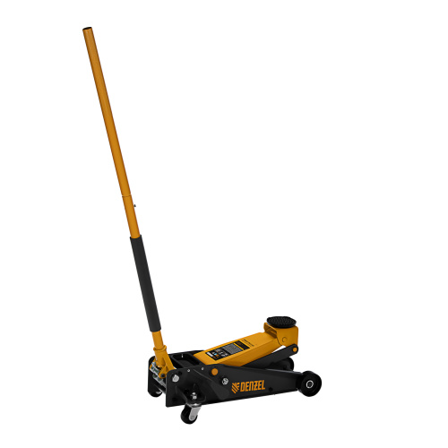 Домкрат гидравлический подкатной 3 т, с фиксатором, быстрый подъем, 135-480 мм, профессиональный Denzel по ценам производителя в Москве с доставкой по всей России