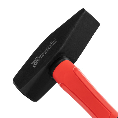 Молоток слесарный optimal, 1000 г, фибергласовая обрезиненная рукоятка, квадратный боек Matrix по ценам производителя в Москве с доставкой по всей России