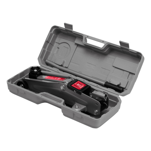 Домкрат гидравлический подкатной, 2 т, высота подъема 135-385 мм, в пластиковый кейсе Matrix по ценам производителя в Москве с доставкой по всей России