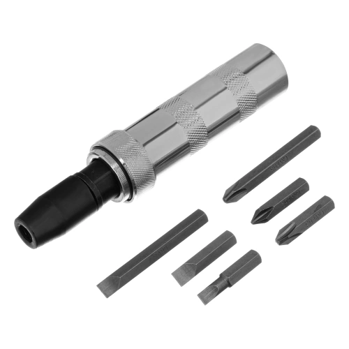 Отвертка ударно-поворотная 1/2, набор бит, 6 шт, пластиковый бокс Matrix по ценам производителя в Москве с доставкой по всей России