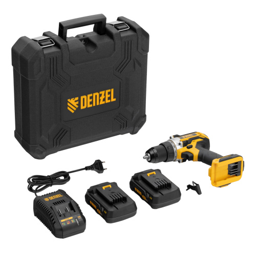 Дрель-шуруповерт аккумуляторная, бесщет. BLDL-18-02 Li-Ion, 18 В Denzel по ценам производителя в Москве с доставкой по всей России