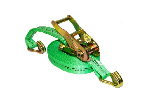 Ремень стяжной TOR 2,5/5,0 т 10,0 м 50 мм зеленый (Long Ergo, пластиковая ручка) купить в Москве с доставкой по всей России | ProtosMarket.ru