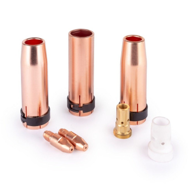 FoxWeld Набор комплектующих MIG-500 (2 наконечника, 3 сопла, 1 держ. након., 1 диффузор газ., пр-во FoxWeld/КНР) купить в Москве с доставкой по всей России | ProtosMarket.ru