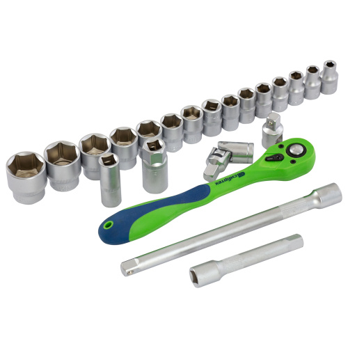 Набор инструментов 32 предмета, CrV, 1/2" Сибртех по ценам производителя в Москве с доставкой по всей России