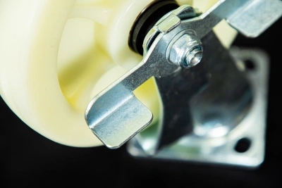 Колесо большегрузное поворотное SCdnb 80 200 мм полипропиленовое с тормозом по ценам производителя в Москве с доставкой по всей России