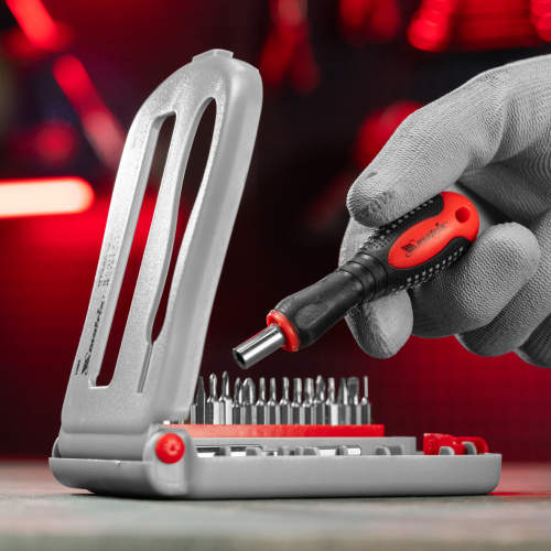 Отвертка для точных работ с насадками Fusion, 22 предмета, в пластиковом пенале Matrix по ценам производителя в Москве с доставкой по всей России