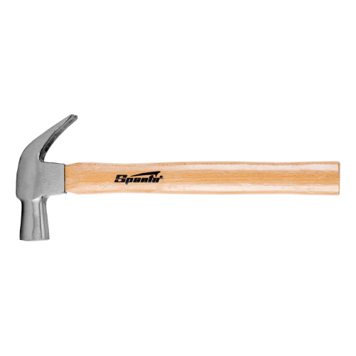 Молоток-гвоздодер, 450 г, боек 27 мм, деревянная рукоятка Sparta по ценам производителя в Москве с доставкой по всей России