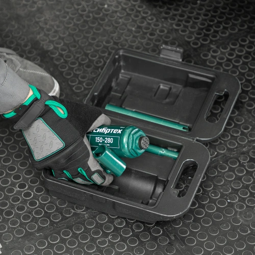 Домкрат гидравлический бутылочный, 2 т, 150-280 мм, в пласт. кейсе Сибртех по ценам производителя в Москве с доставкой по всей России