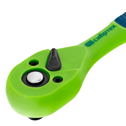 Ключ-трещотка 3/8", CrV, 72 зуба, с быстрым сбросом Сибртех по ценам производителя в Москве с доставкой по всей России